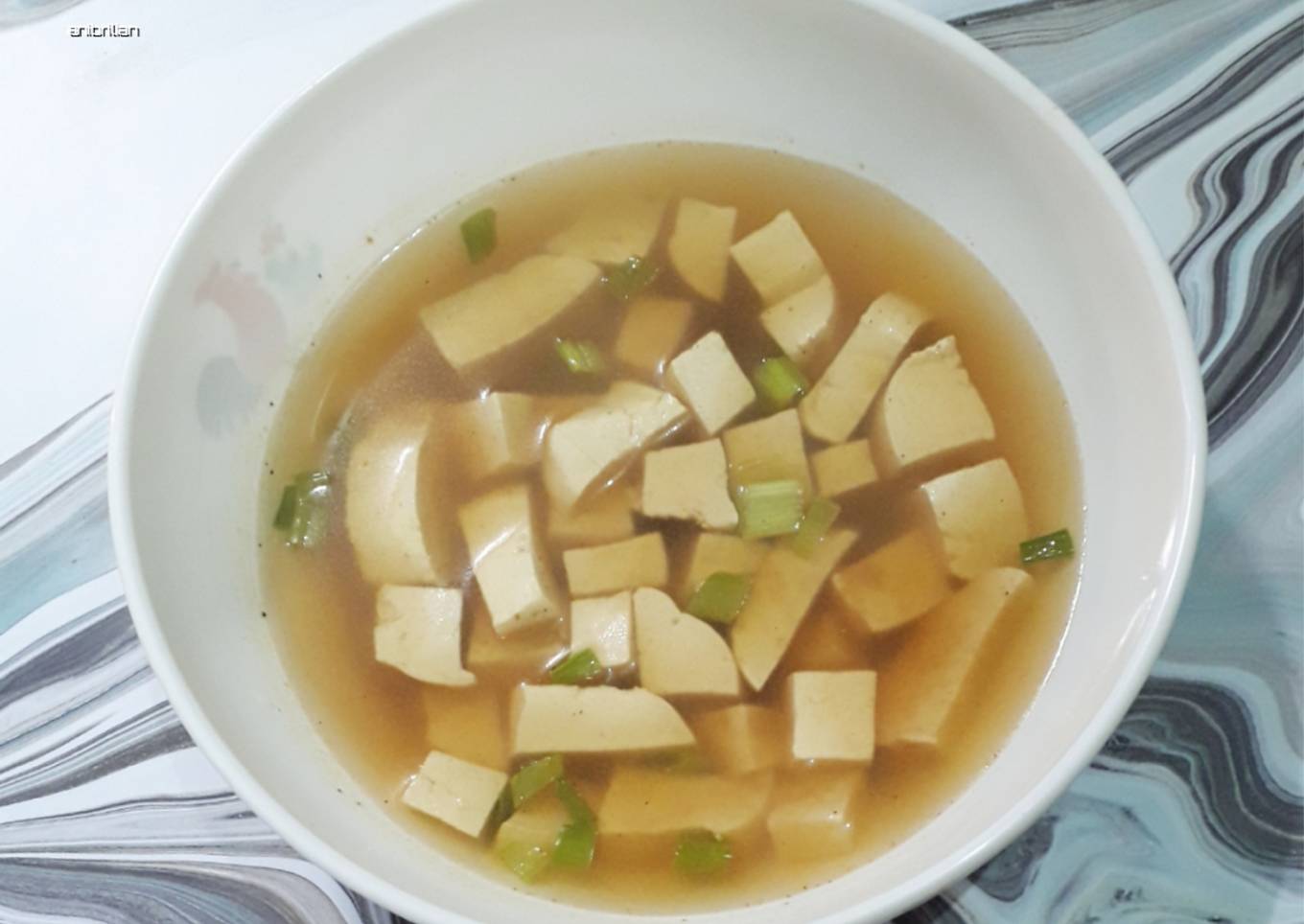 Sop tahu putih ala Hokben