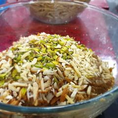 A picture of Navratan Halwa.