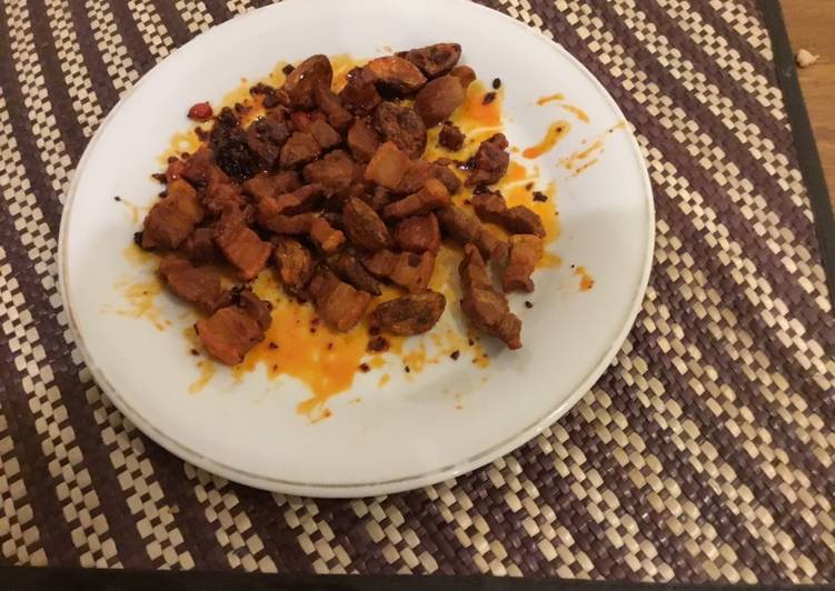 Bagaimana Membuat Pork Belly Goreng Kering Tanpa Tepung Anti Gagal