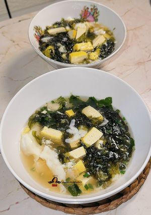 Foto resep Miso Sup Tahu Telur Satset