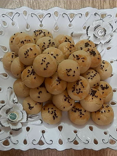 عکسی از دستور کوکی نمکی لقمه ای