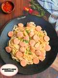Spaghetti Sosis Mozzarella