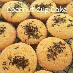 A picture of Coconut Cup Cake (Bolu Kelapa).