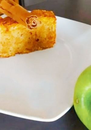 Φωτογραφία της συνταγής Vegan green κέικ με πράσινα μήλα, χωρίς γλουτένη, λακτόζη, αβγά