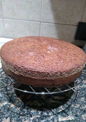 Una foto de Bizcochuelo de chocolate