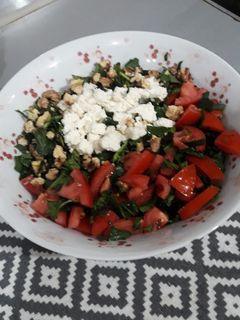 عکسی از دستور سالاد اسفناج