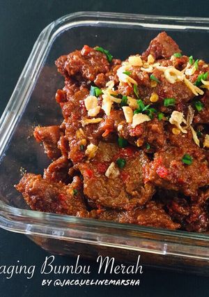 Foto resep Daging Bumbu Merah
