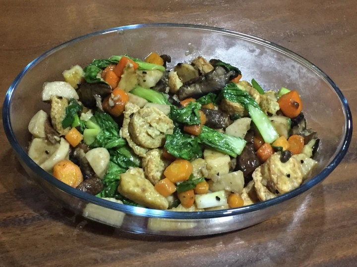 Cara Gampang Membuat Resep Sapo tahu ikan dory vegetarian yang Enak Banget Anti Ribet, Bisa Manjain Lidah