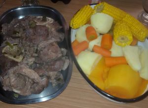 Una foto de Puchero con osobuco