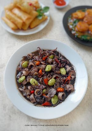 Foto resep Cumi Masak Hitam, Simple