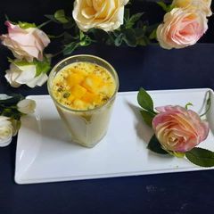Mango lassi (Ramadan ki tiyari) A picture of Mango lassi (Ramadan ki tiyari).
