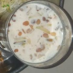 A picture of Badam milk.