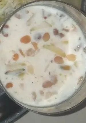 A picture of Badam milk.