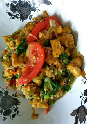 Foto resep Tumis tempe sawi