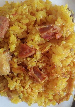 Una foto de Arroz revuelto