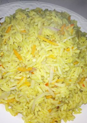 A picture of Jolof rice.