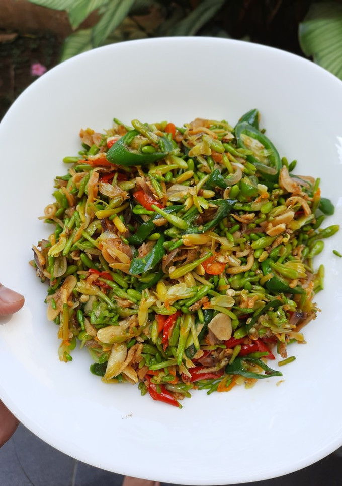 Foto resep 13. Tumis Bunga Pepaya Teri (Anti Pahit)