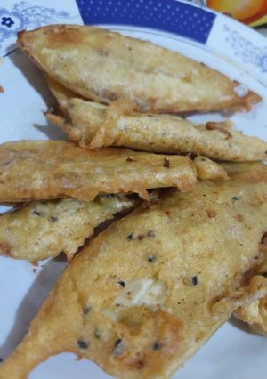 A picture of Eggplant pakora.