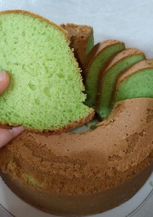Foto resep Bolu pandan enak tanpa santan