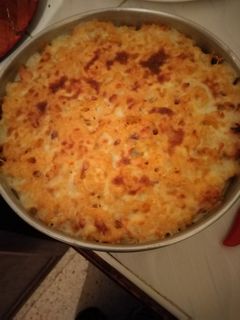 صورة لوصفة معكرونة بالبشاميل