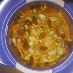 Carrot halwa A picture of Carrot halwa.