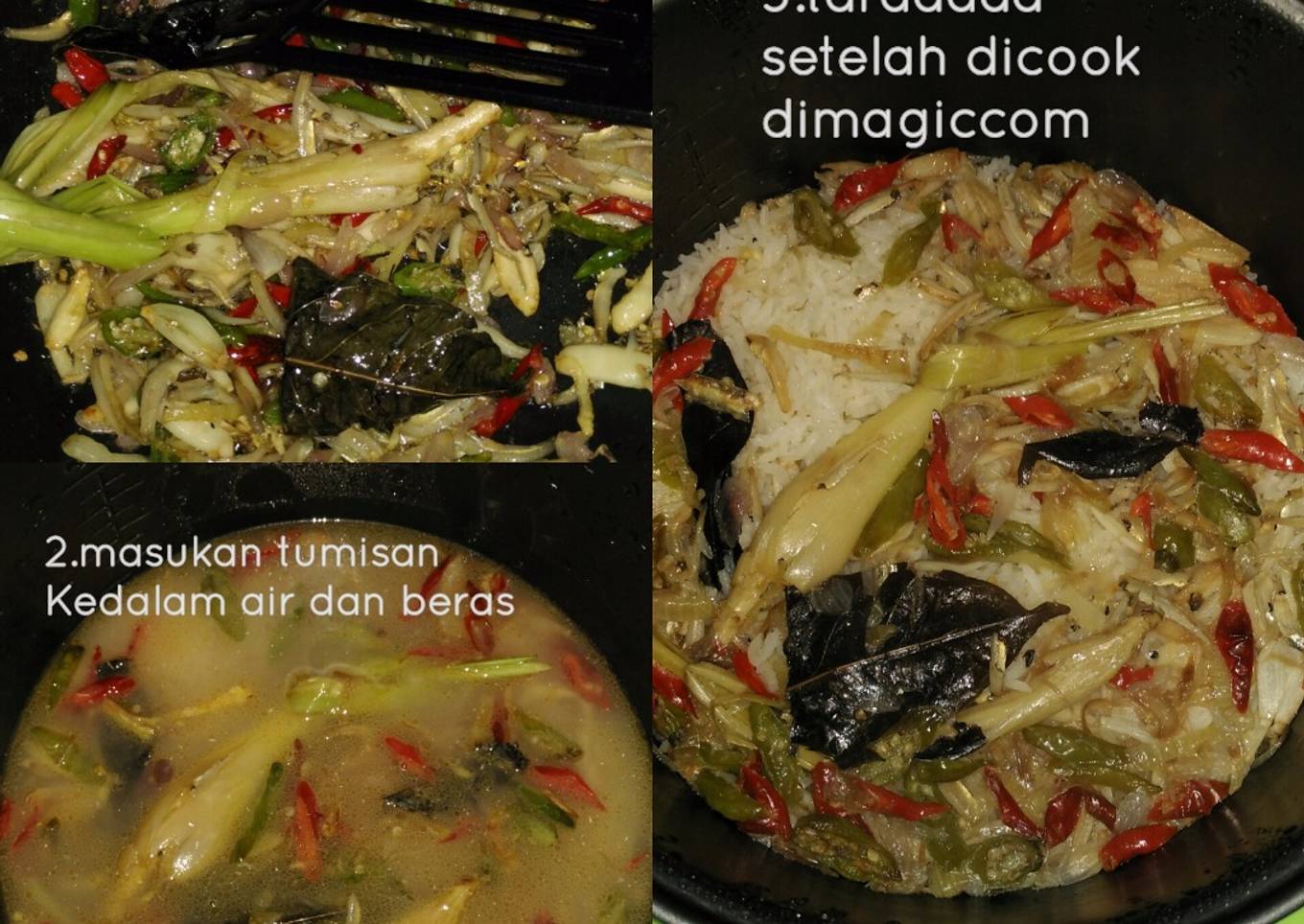 Nasi New York dengan ikan teri. Harma Lestar