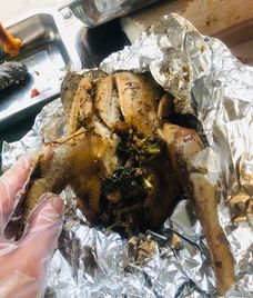 gà nướng hạt dổi