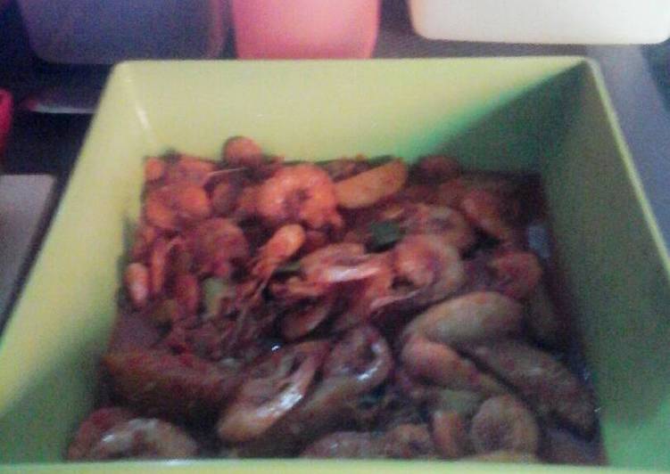 Cara Gampang Membuat Sambal santan udang n kentang Anti Gagal