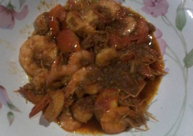 Langkah Mudah untuk Membuat Udang masak pedas asam manis ala-ala, Menggugah Selera