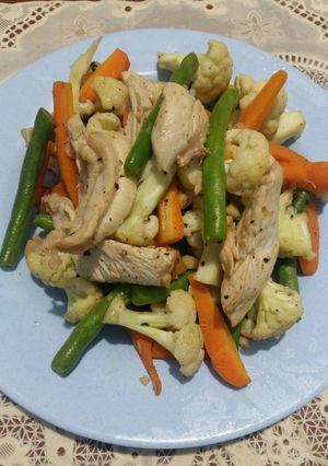 Foto resep Mix veggie chicken breast