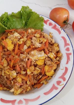 Foto resep 112. Bihun Goreng Kecap Telur Orak Arik