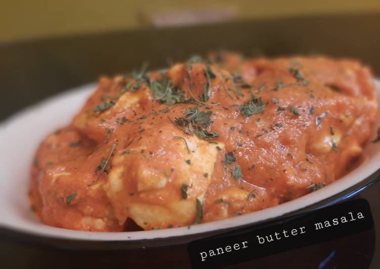 No onion garlic butter paneer masala