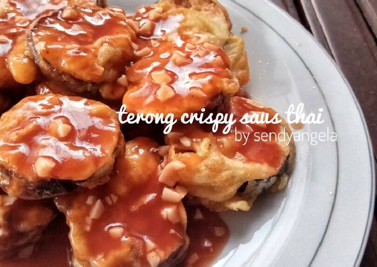 Terong crispy saus thai
