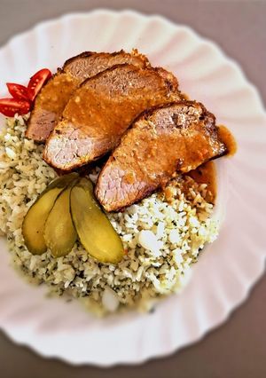 Sertéssült pecsenyelével recept fotója
