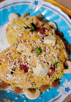 A picture of Dilkhush pulao.