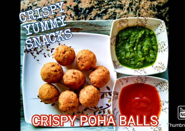 Recipe of Ultimate Crispy poha balls