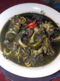 Balakutak kuah hitam / cumi kuah hitam
