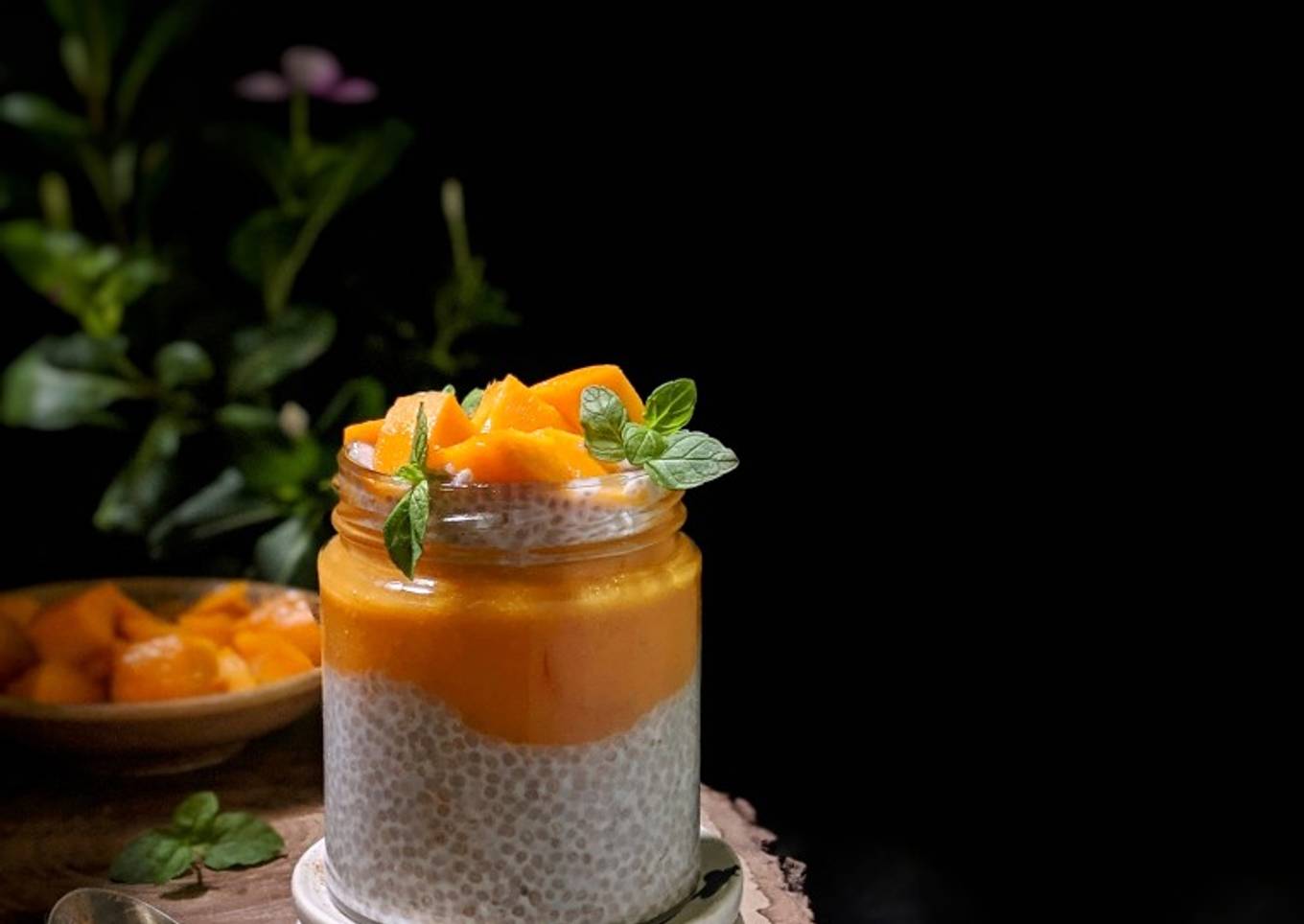 Mango Chia Seed Pudding