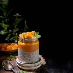 Mango Chia Seed Pudding A picture of Mango Chia Seed Pudding.