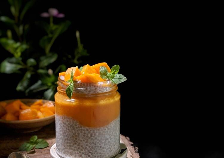 Simple Way to Prepare Ultimate Mango Chia Seed Pudding