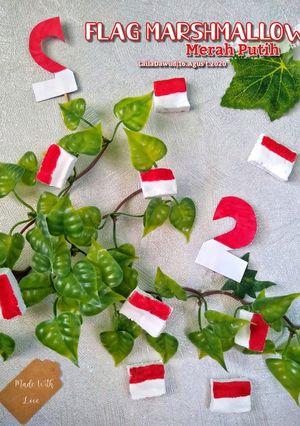 Foto resep Flag Marshmallow Merah Putih (Marshmallow Home Made)