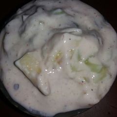 A picture of Mix fruit raita.