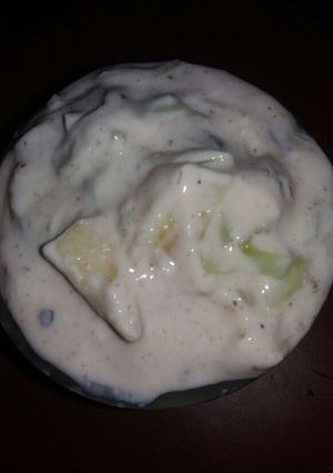 A picture of Mix fruit raita.