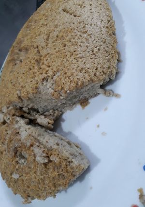 Una foto de Flan de banana