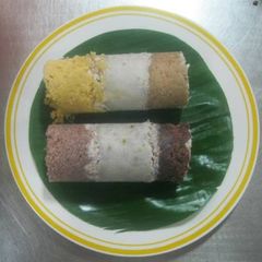 A picture of Mix Puttu(Colored Steamed Cake).
