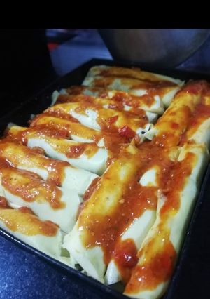 Una foto de Canelones de Carne y Verdura