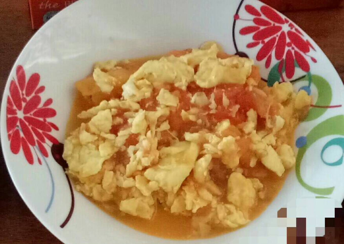 Egg and tomato