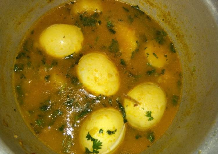 Egg curry stew