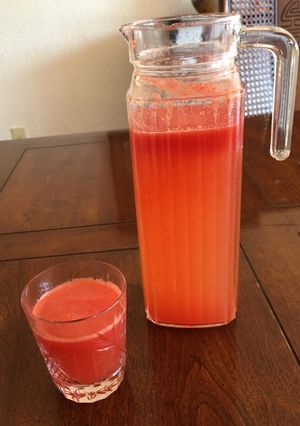 Una foto de Agua de sandía
