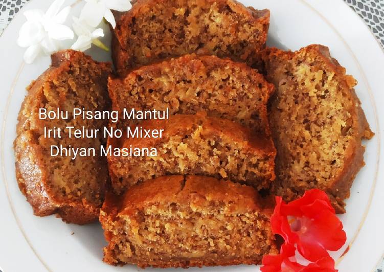 12. Bolu Pisang Mantul Irit Telur No Mixer